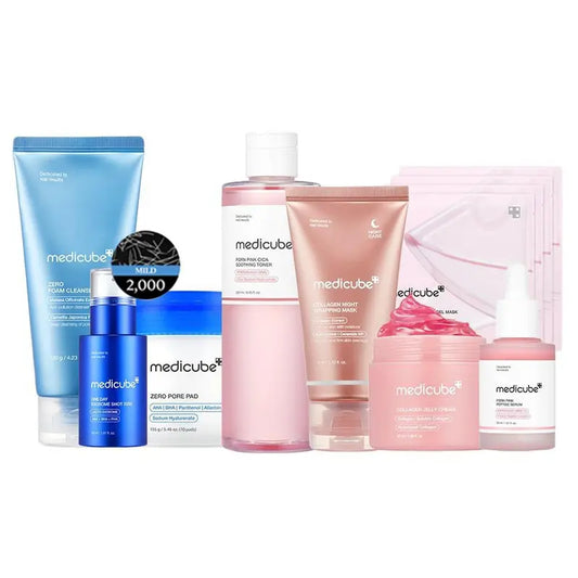 Glass Glow Skincare Set | 8-Piece Gentle Glow Routine