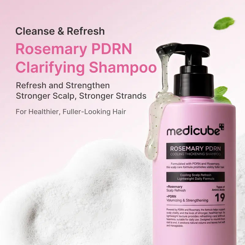 Rosemary PDRN Hair & Scalp Care Set | Full 2–6 Step Routine for Thinning, Dry, Oily & Damaged Hair