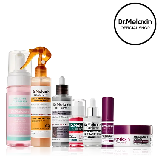 Radiant Blowout Skincare Routine Set | Dark Spot & Exfoliating Care | Korean Glow